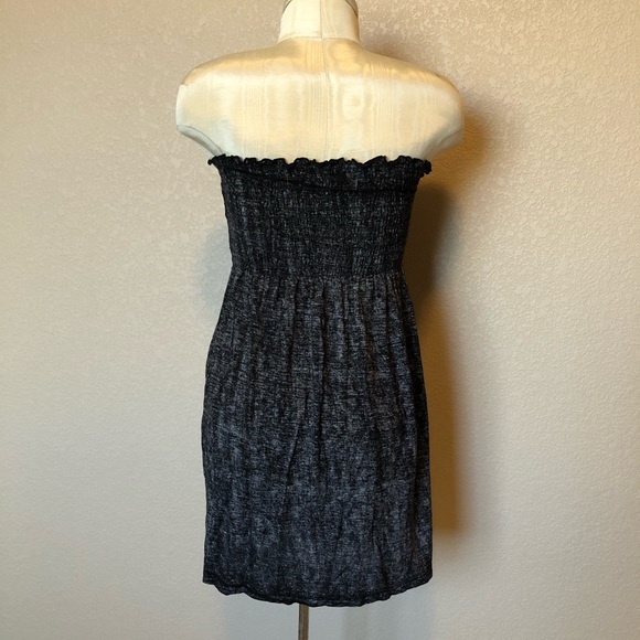 By The Sea black/gray cover up strapless dress. - Picture 5 of 5